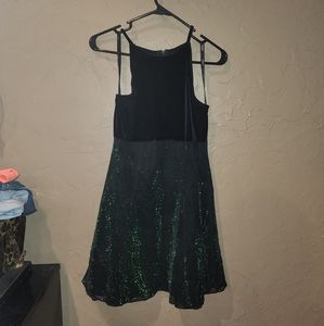 Roberta Black velvet and sparkly dress